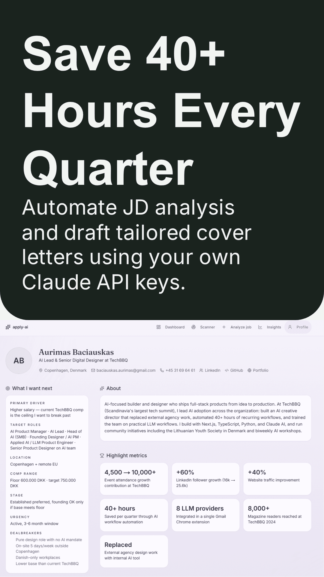 Apply AI brand poster